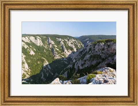 Framed Gorge of Zadiel in the Slovak karst, Slovakia Print