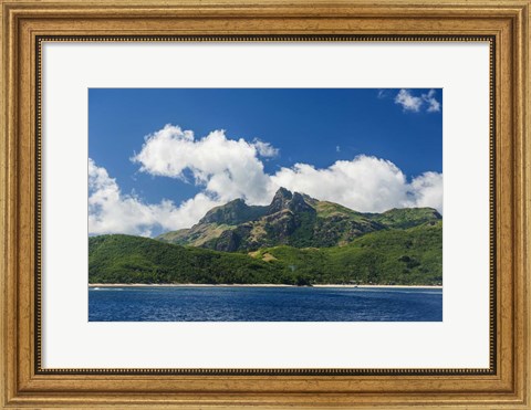 Framed Yasawa, Fiji, South Pacific Print