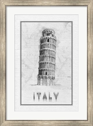 Framed Travel Italy Print