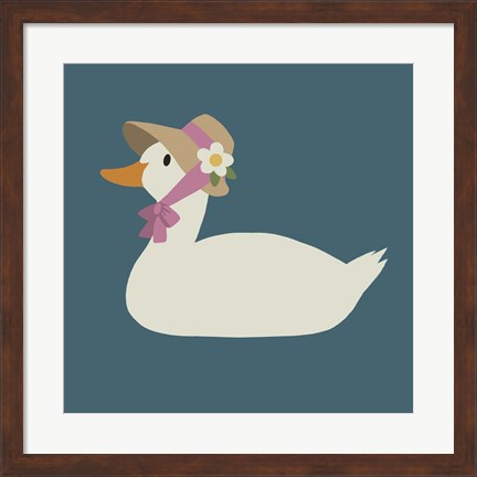 Framed Duck Family Mom Print