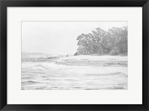 Framed Walkin&#39; the Beach Print