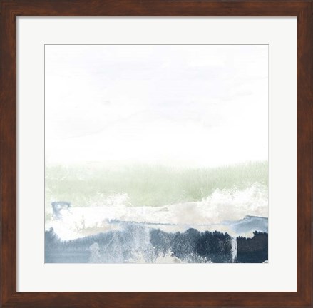 Framed Seafoam Horizon I Print