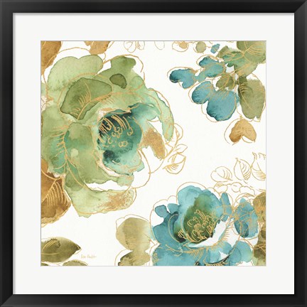 Framed My Greenhouse Roses II Print