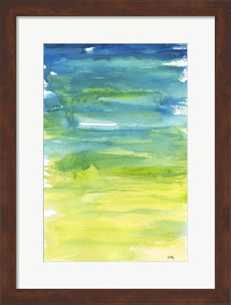 Framed Watercolor Paper II Print