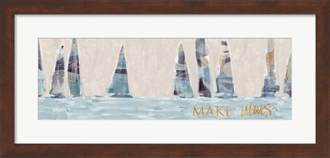 Framed Sailing Inspiration II Print