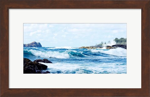 Framed Cool Beach II Print