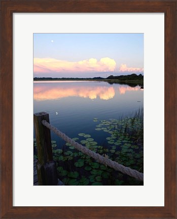 Framed Lake Saunders II Print