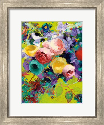Framed Des Roses Print