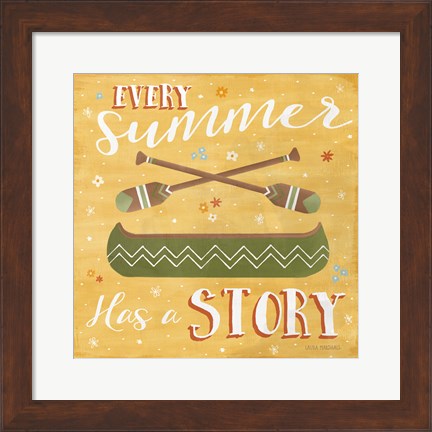 Framed Summer Sunshine VI Print