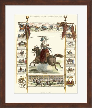 Framed Equestrian Display IV Print