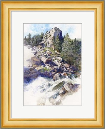 Framed Boulder Canyon - Colorado Print