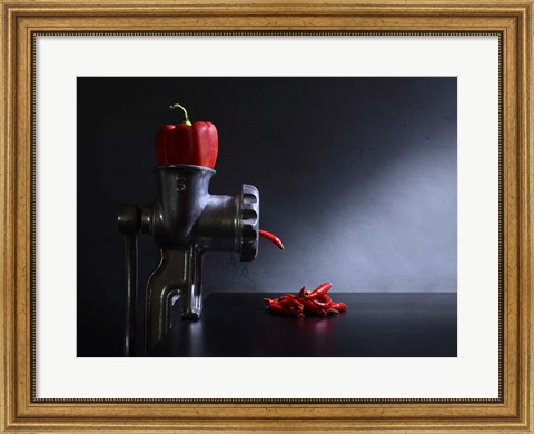 Framed Red and Hot Print