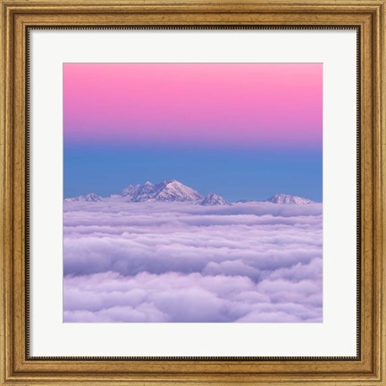 Framed Pink In the Sky Print