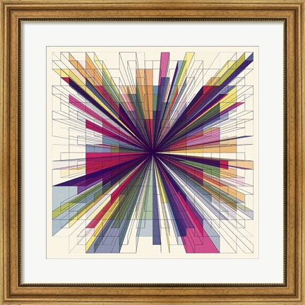 Framed One Point Perspective Print