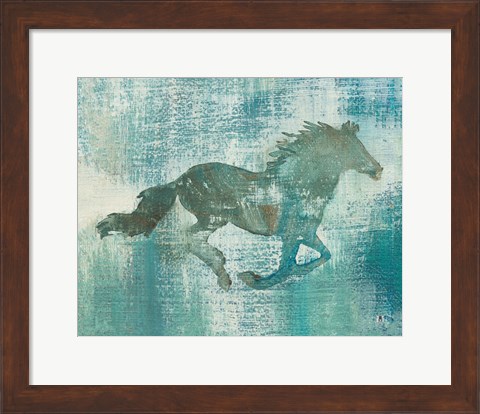 Framed Mustang Study Print
