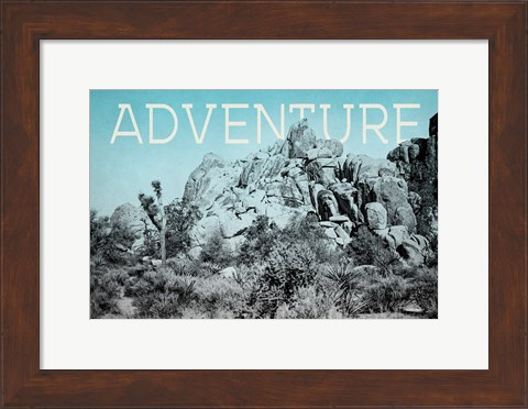 Framed Ombre Adventure III Adventure Print