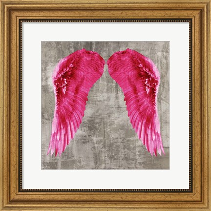 Framed Angel Wings VI Print