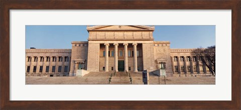 Framed Facade of Field Museum, Chicago, Cook County, Illinois Print