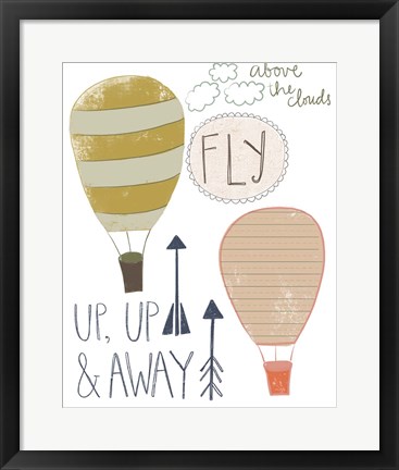 Framed Up and Away Print