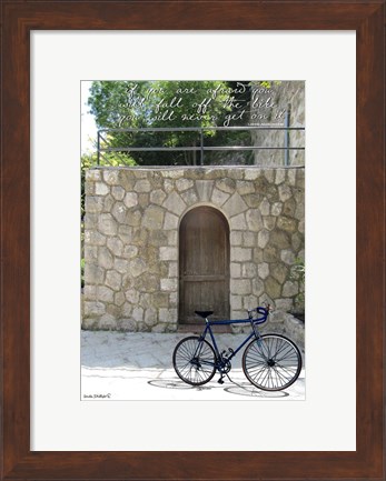 Framed If You Are Afraid Print