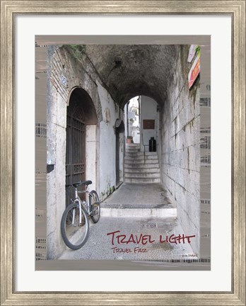 Framed Travel Light Print