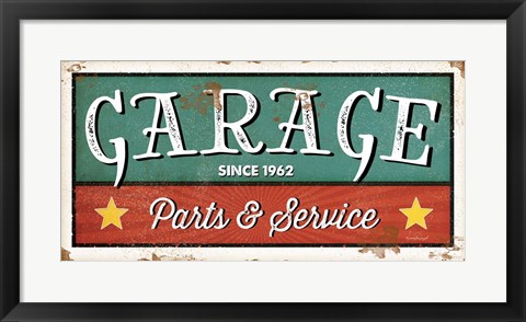 Framed Garage Print