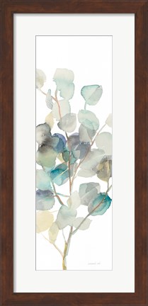 Framed Eucalyptus III White Crop Print