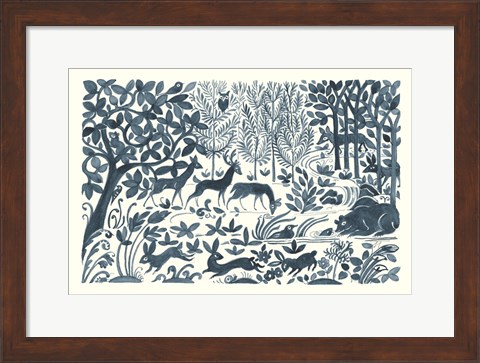 Framed Forest Life II Print