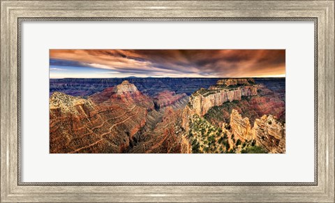 Framed Canyon View XII Print
