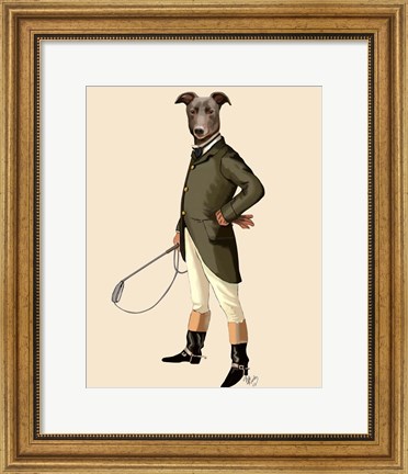 Framed Greyhound Rider Print