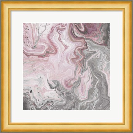 Framed Blush Minerals I Print