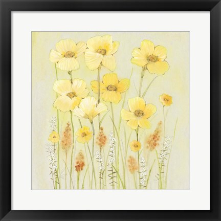 Framed Soft Spring Floral II Print