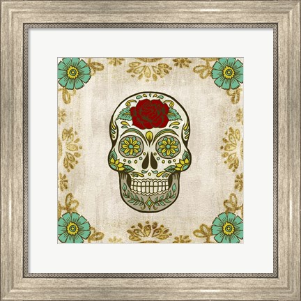 Framed Day of the Dead III Print
