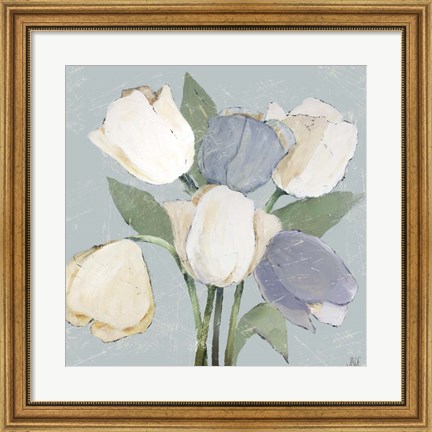 Framed French Tulips II Print