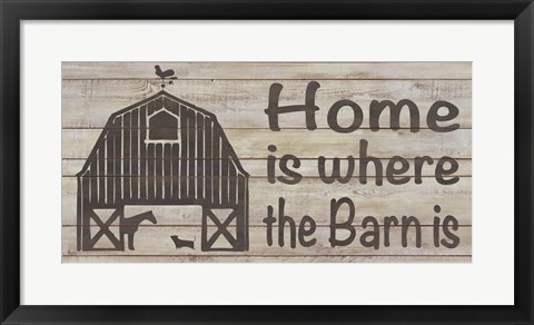 Framed Home &amp; Farm III Print