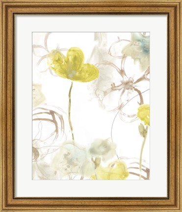 Framed Floral Arc II Print
