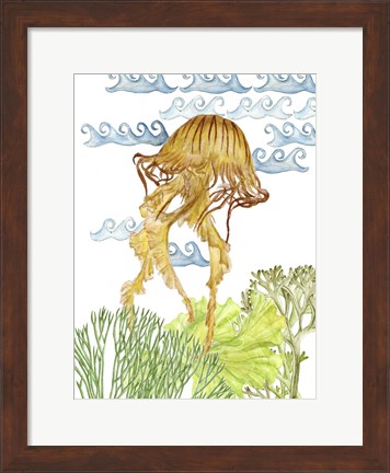 Framed Undersea Creatures IV Print