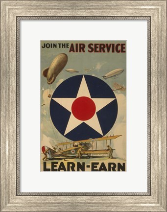 Framed Air Service Print
