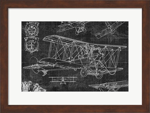 Framed Vintage Aviation II Print
