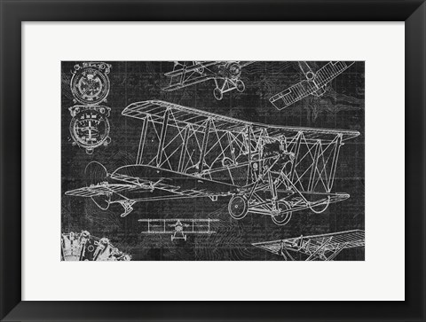 Framed Vintage Aviation II Print