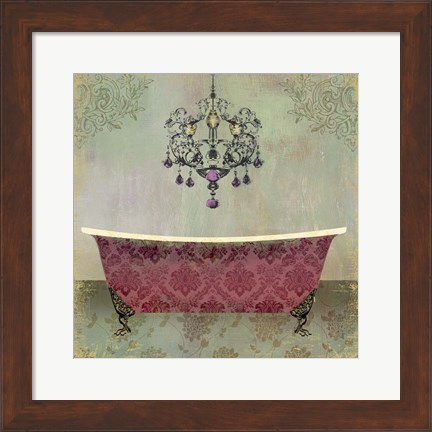 Framed Boudoir Bath II Print