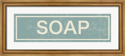 Framed Soap Print