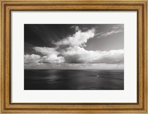 Framed Looking Out BW Print