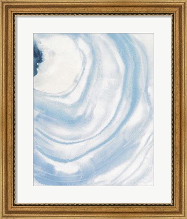 Framed Watercolor Geode X Print
