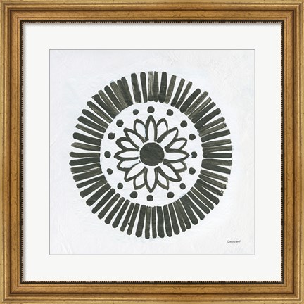 Framed Patterns of the Amazon Icon XI Print