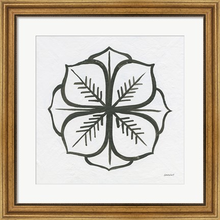Framed Patterns of the Amazon Icon II Print