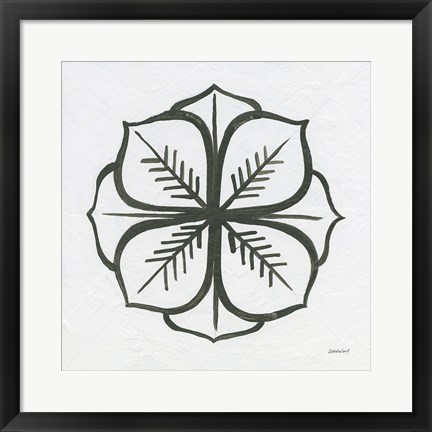 Framed Patterns of the Amazon Icon II Print