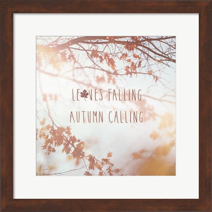 Framed Autumn Calling I Print