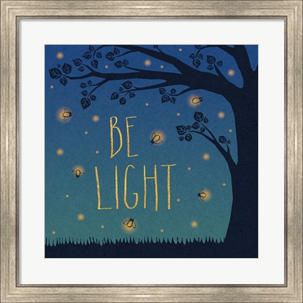 Framed Twilight Fireflies IV Print