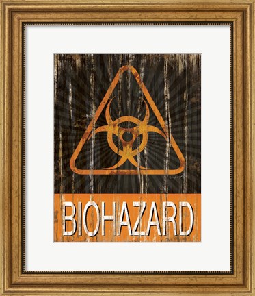 Framed Biohazard Print